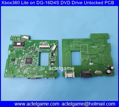 Xbox360 Lite on DG-16D4S DVD Drive PCB