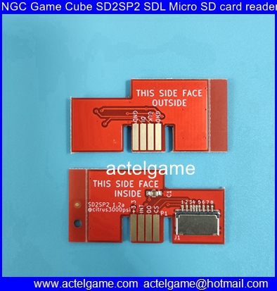 NGC Game Cube SD2SP2 SDL Micro SD card reader