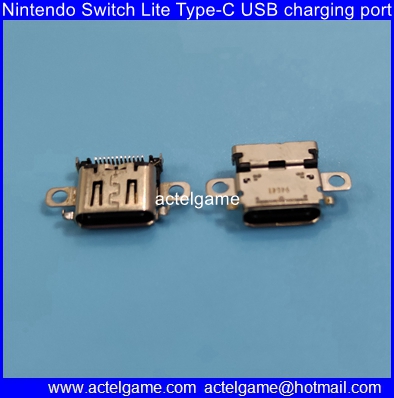 Nintendo Switch Lite Type-C USB charging port