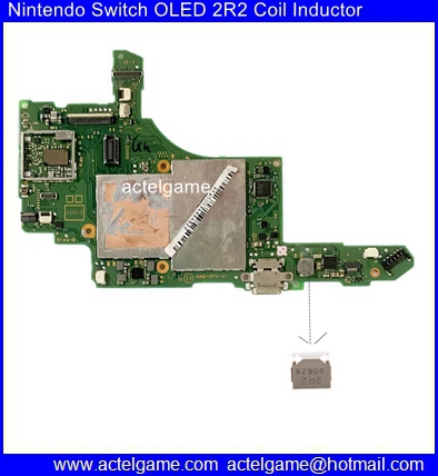 Nintendo Switch mainboard 2R2 coil